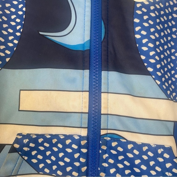 Nike Little Boys Therma Fit Blue & White Full Zip Hoodie Size 6 - Picture 7 of 7